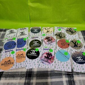 ZZZ-NEW Metal Two Sided Fashion Ornaments-Use on gifts, tree, car mirror